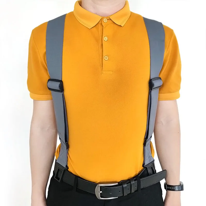 1Pc 5cm*120cm Adult Men's Elastic Wide Braces Mens Suspenders Adjustable X Type Strap Male Jockstrap Sport  Work Suspender
