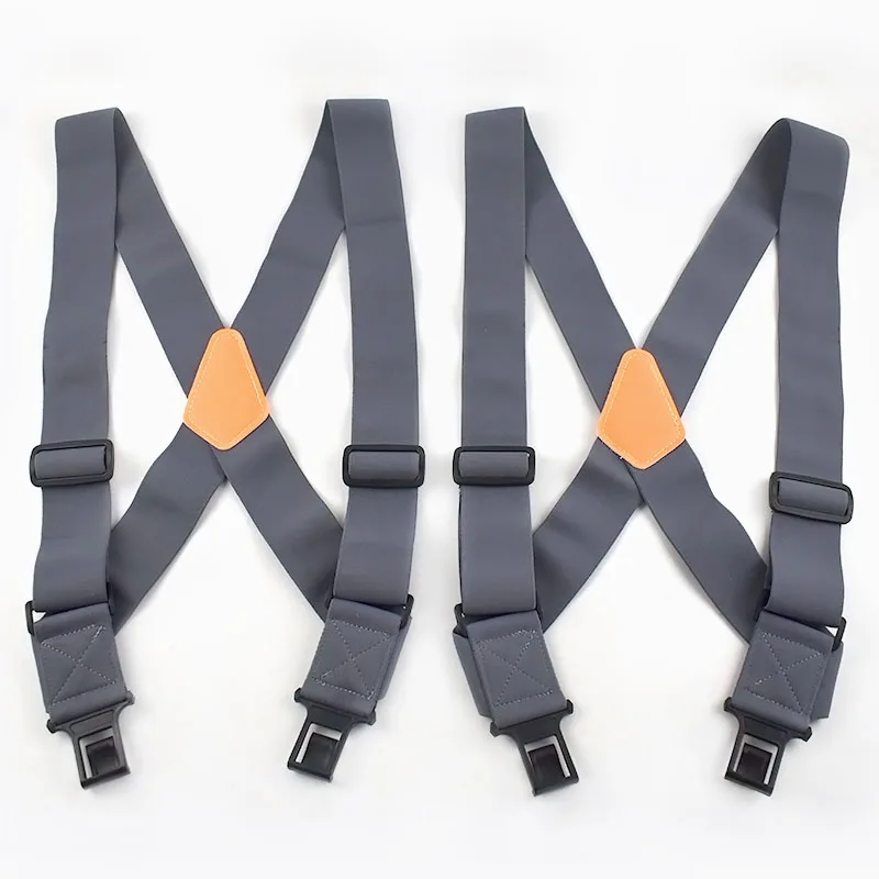 1Pc 5cm*120cm Adult Men's Elastic Wide Braces Mens Suspenders Adjustable X Type Strap Male Jockstrap Sport  Work Suspender