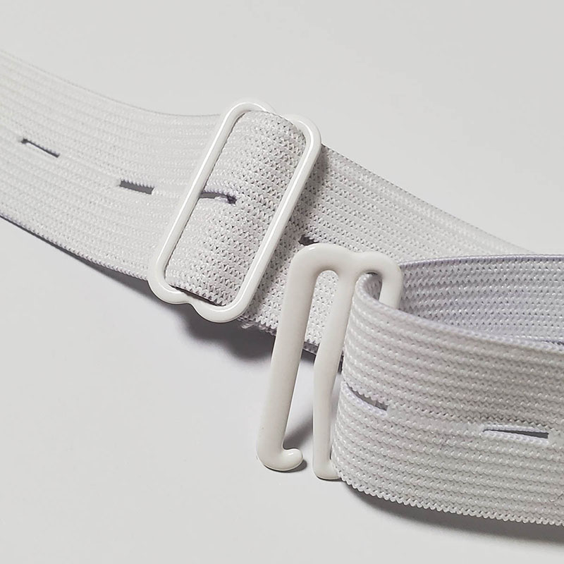 1pc Adjustable Elastic Shirt Stay Belt for Men Women Keep Shirt Tucked in All Day Black/White