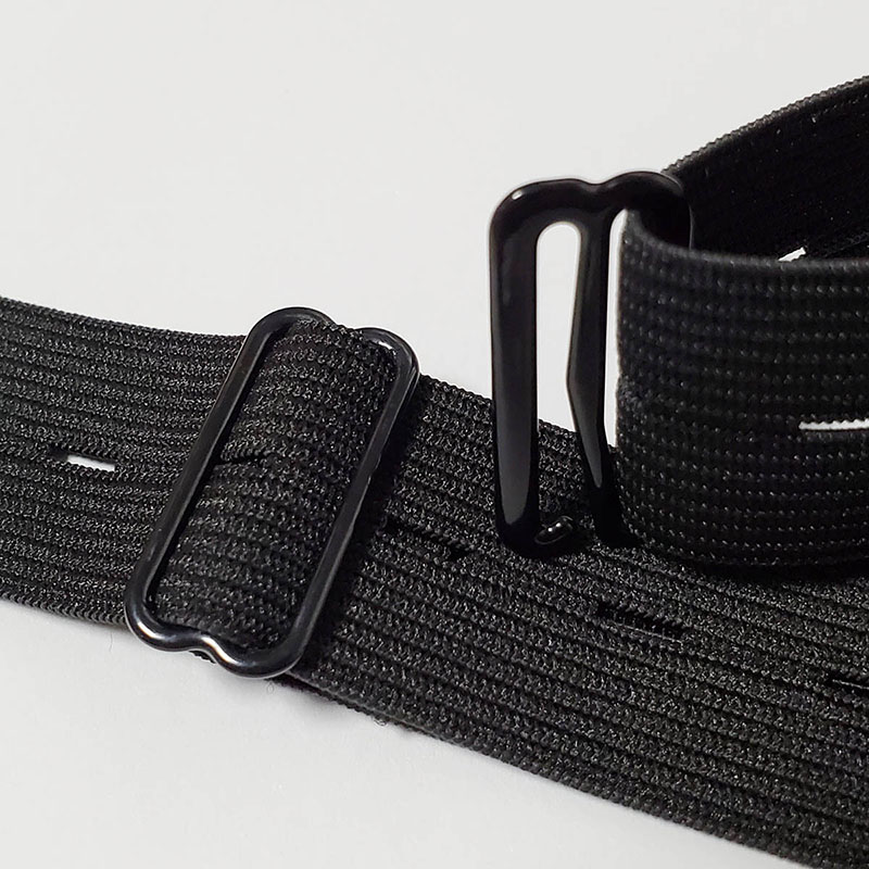 1pc Adjustable Elastic Shirt Stay Belt for Men Women Keep Shirt Tucked in All Day Black/White