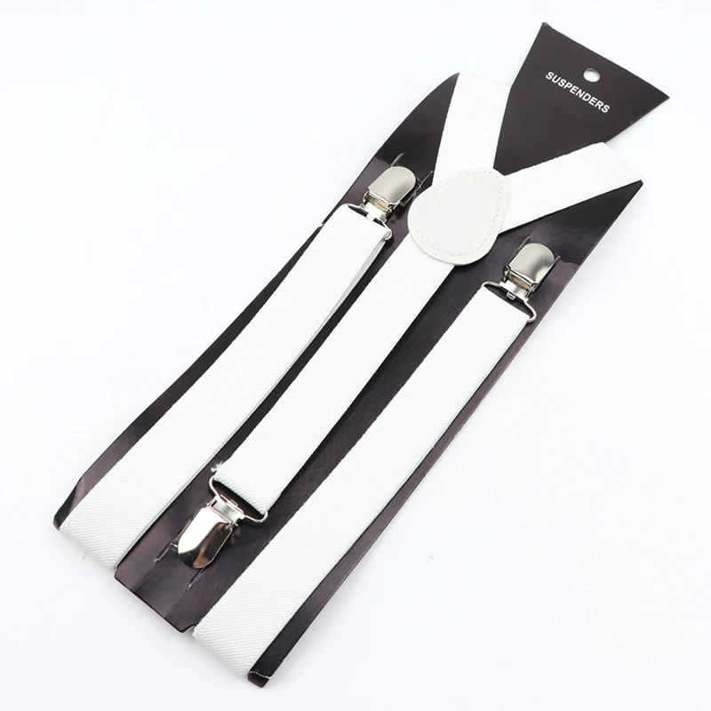 35/25/20mm Wide Men Suspenders High Elastic Adjustable 4 Strong Clips Suspender Heavy Duty X Back Trousers Braces