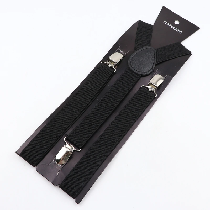 35/25/20mm Wide Men Suspenders High Elastic Adjustable 4 Strong Clips Suspender Heavy Duty X Back Trousers Braces