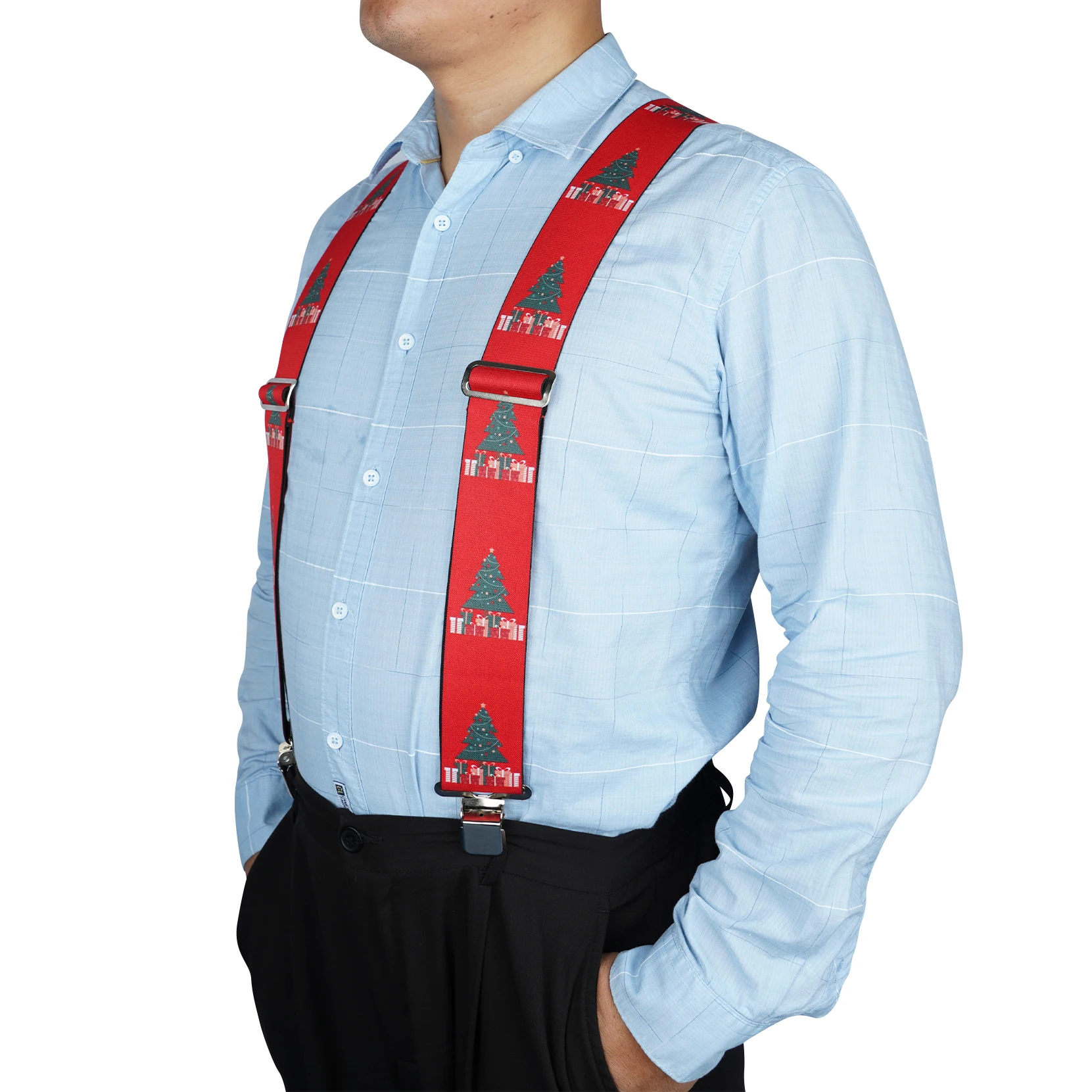 MELOTOUGH Men's Suspenders With Clip Heavy Duty Braces For Men Big and Tall Work Suspenders Mens Christmas GiftFor Men