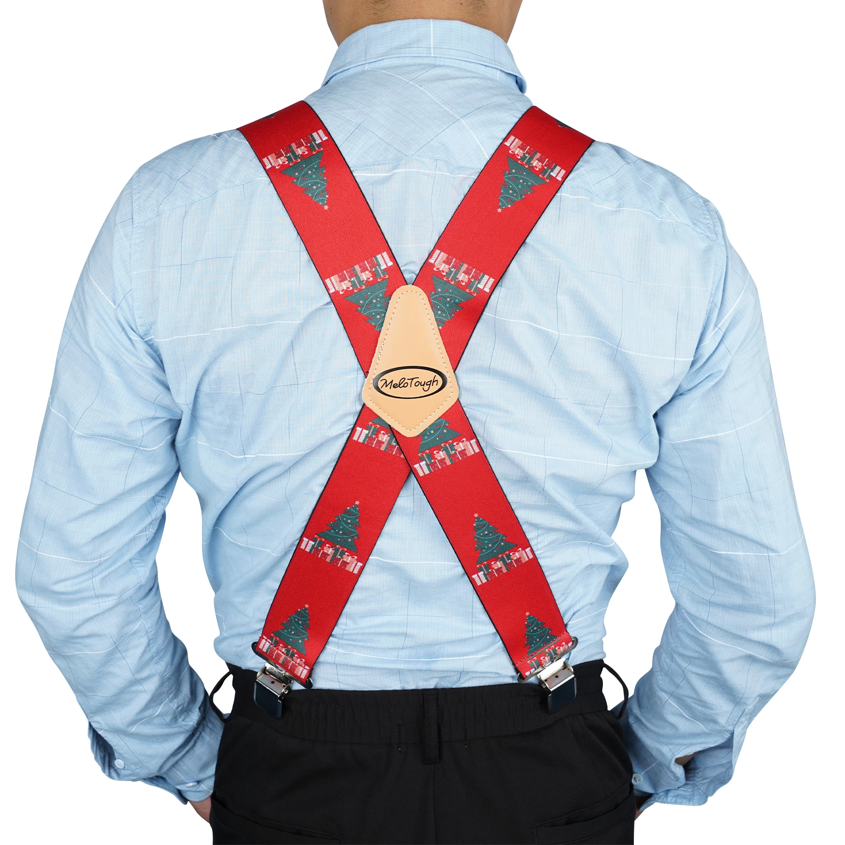 MELOTOUGH Men's Suspenders With Clip Heavy Duty Braces For Men Big and Tall Work Suspenders Mens Christmas GiftFor Men