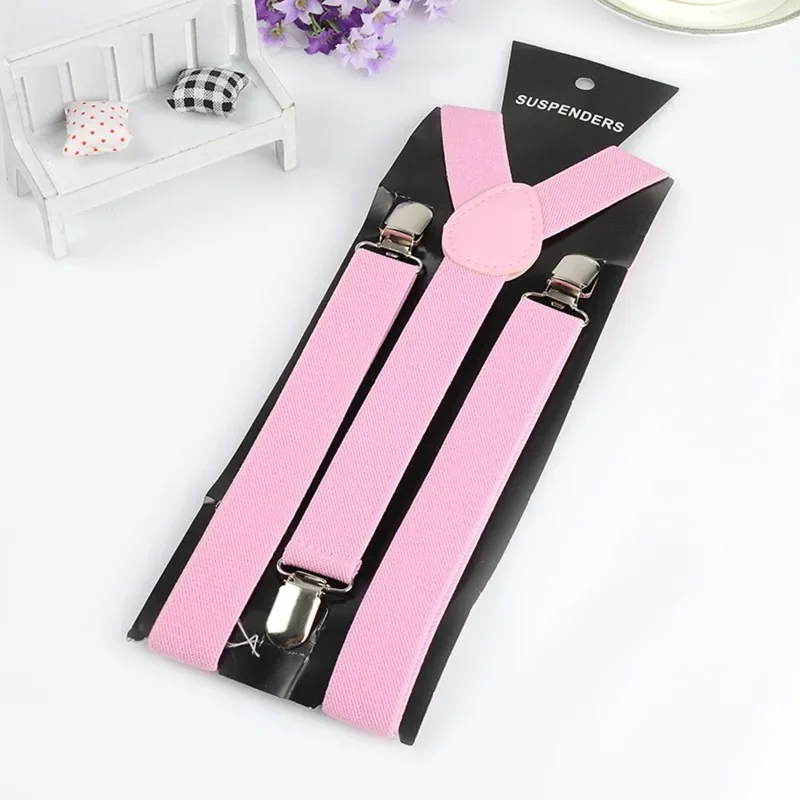 Men's Heavy Duty Suspenders with 3 Strong Clips High Elastic Adjustable Braces Pants Holder for Wedding Wear