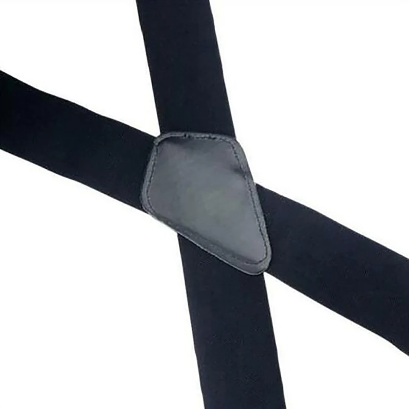 35/25/20mm Wide Men Suspenders High Elastic Adjustable 4 Strong Clips Suspender Heavy Duty X Back Trousers Braces