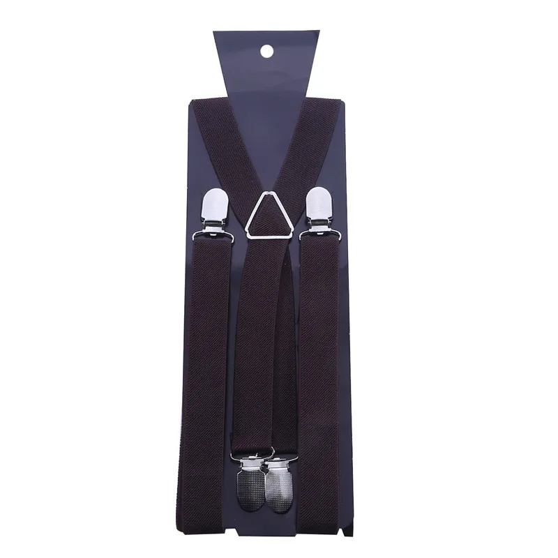 Suspenders Men Adjustable Elastic X Back Pants Women Suspender for Trousers 2.5CM Width 4 Clips Adjustable Elastic Back Braces