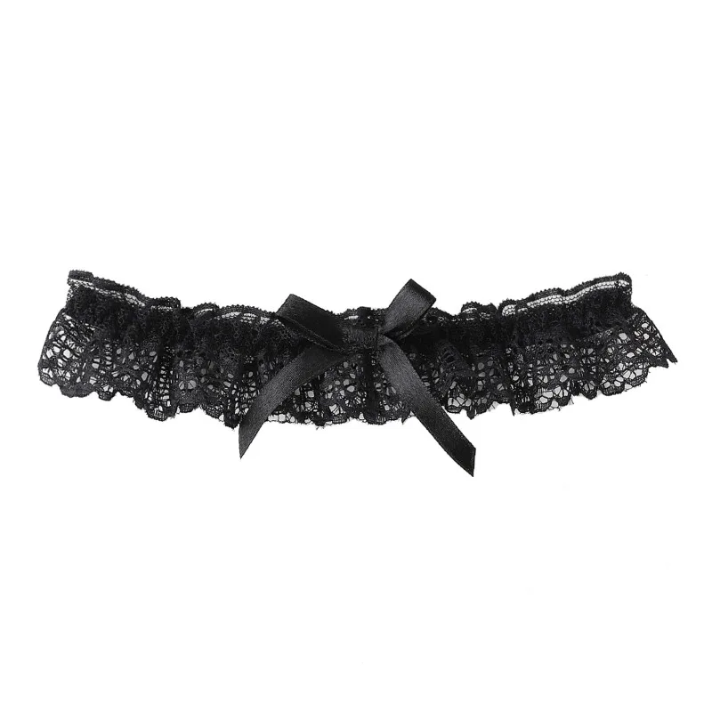 Lace Elastic Leg Garter Belt Wedding Gift Party Bridal Accessories Cosplay Ribbon Bow Suspender Fashion Thigh Harness New