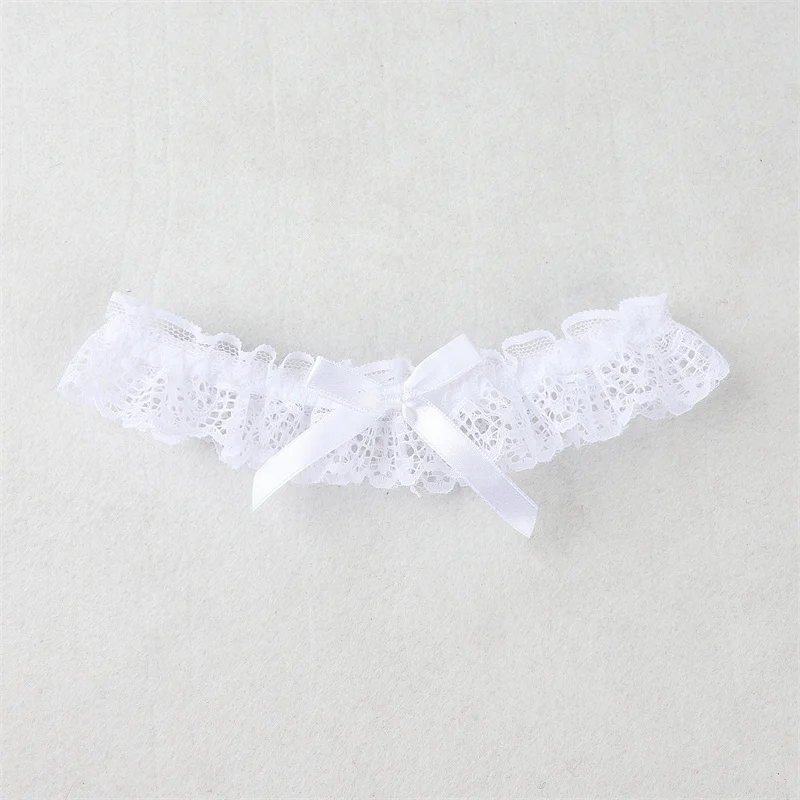 Lace Elastic Leg Garter Belt Wedding Gift Party Bridal Accessories Cosplay Ribbon Bow Suspender Fashion Thigh Harness New