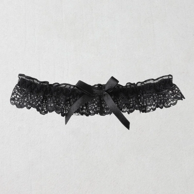 Lace Elastic Leg Garter Belt Wedding Gift Party Bridal Accessories Cosplay Ribbon Bow Suspender Fashion Thigh Harness New