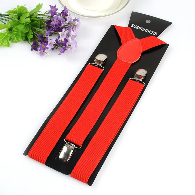 35/25/20mm Wide Men Suspenders High Elastic Adjustable 4 Strong Clips Suspender Heavy Duty X Back Trousers Braces