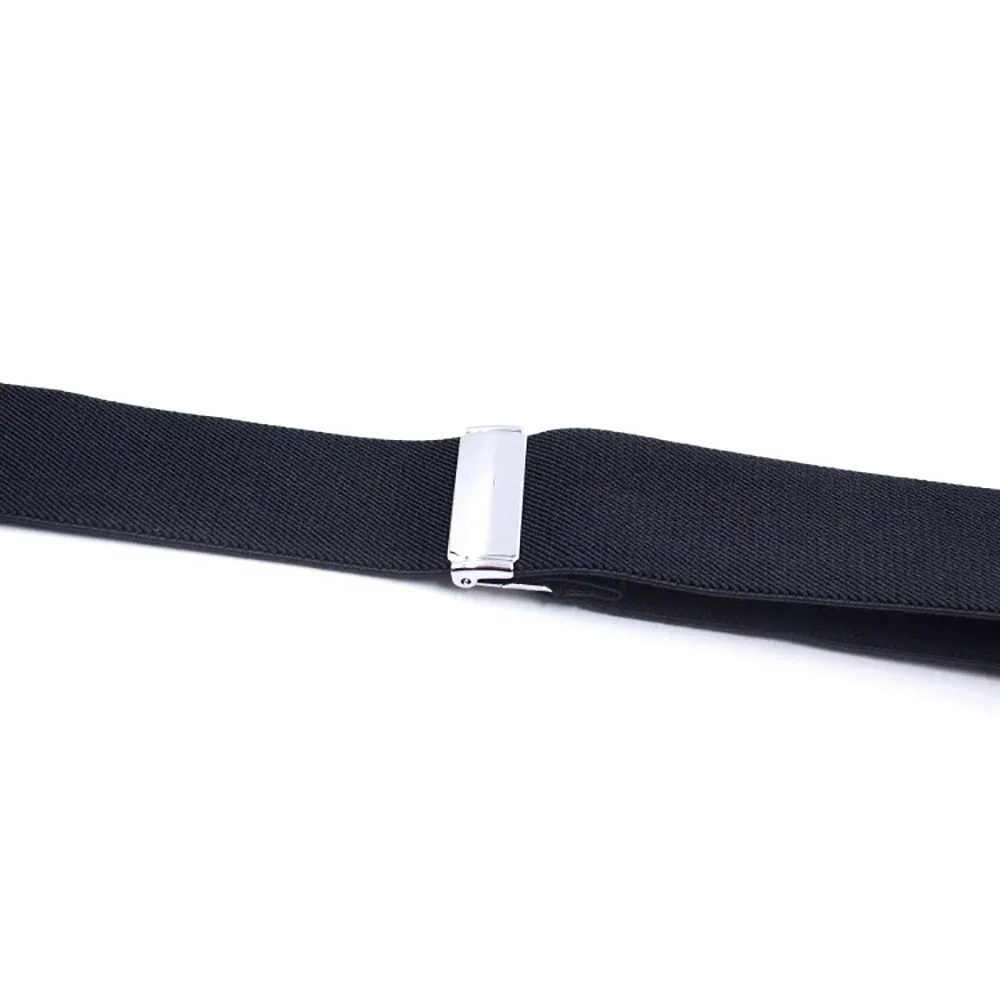 Fashion Suspenders for Men Heavy Duty Big Tall Y-back 6 Metal Clips Adjustable Elastic Trouser Braces Fathers Day Gifts for Dad