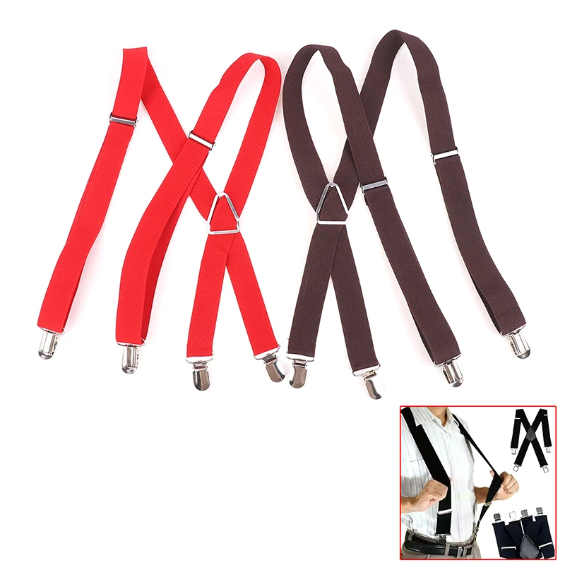 1PC Elastic Adjustable Suspenders For Adults And Kids Men Women Braces Suspender Set For Children Boys Girls Wedding Accessories