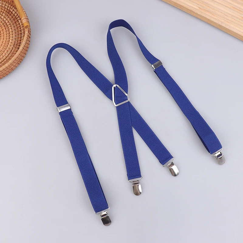 1PC Elastic Adjustable Suspenders For Adults And Kids Men Women Braces Suspender Set For Children Boys Girls Wedding Accessories