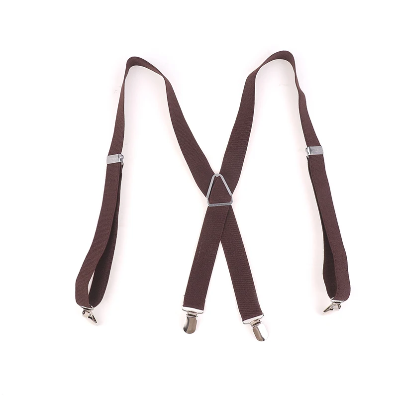 1PC Elastic Adjustable Suspenders For Adults And Kids Men Women Braces Suspender Set For Children Boys Girls Wedding Accessories