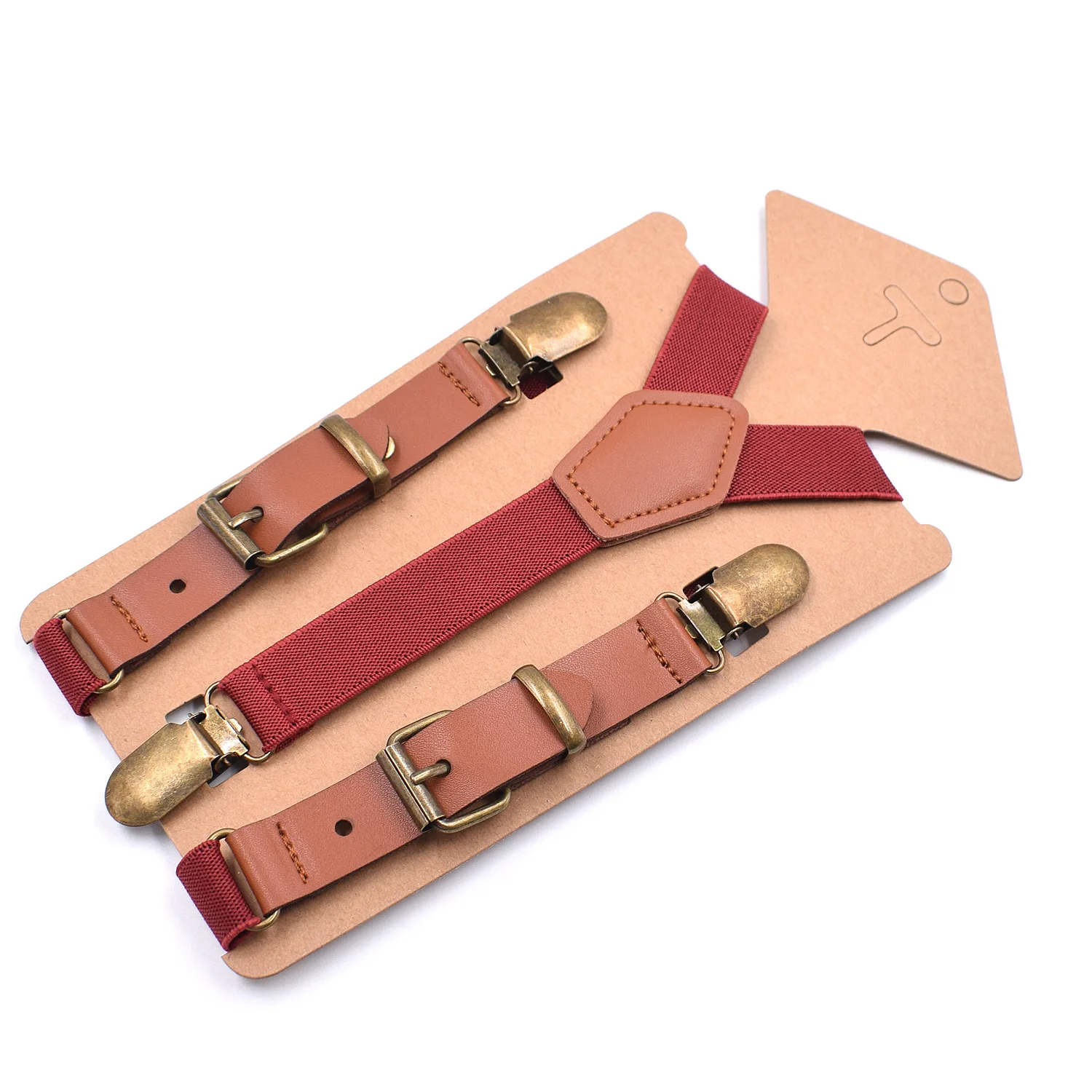 Boys Suspenders and Bow Tie Set Kids Fashion Suspenders and Pre-Tied Bow Tie Adjustable Elastic Kids Wedding Party Picture Day