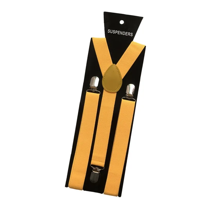 Men Suspenders High Elastic Adjustable 3 Strong Clips Suspender Heavy Duty W Trousers Braces Pants Holder Wedding Wear 2024 New