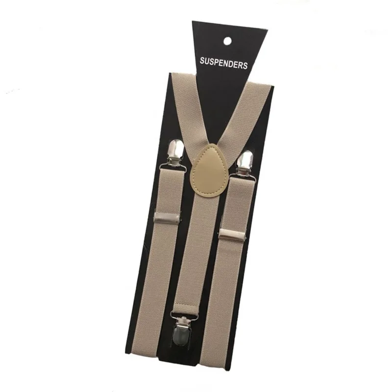 Men Suspenders High Elastic Adjustable 3 Strong Clips Suspender Heavy Duty W Trousers Braces Pants Holder Wedding Wear 2024 New