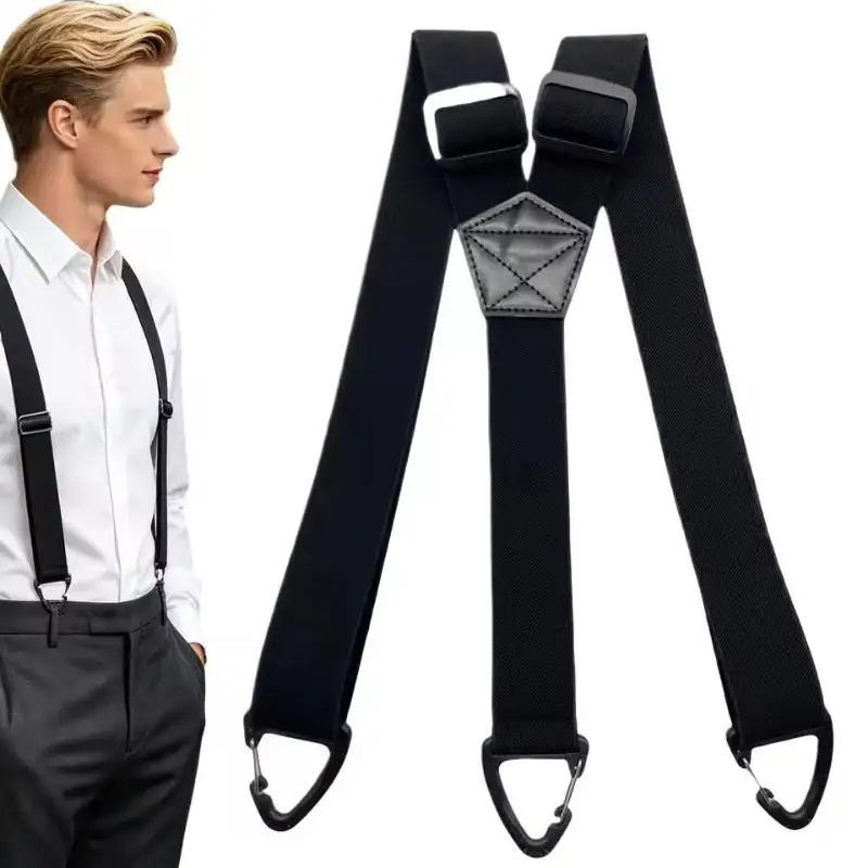 Under Clothes Tactical Hidden Suspenders for Men Heavy Duty Y Back Non-Slip Design for Industrial Work Hiking Travel
