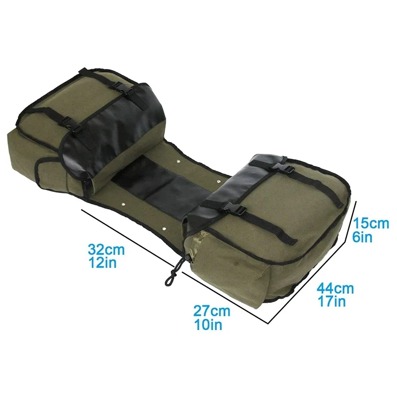 2026 Bicycle Bag 50L Nylon Bike Rear Rack Trunk Bike Luggage Back Seat Pannier Reflective Cycling Storage Bicycle Accessories