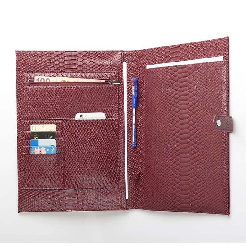 XMESSUN Fashion Customized Folders File Laptop Embrossed Snake Pattern Pouch Bag For Macbook Air Pro 13 inch 2026 Trendy Bag