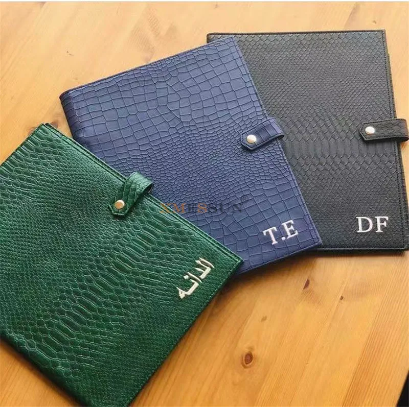 XMESSUN Fashion Customized Folders File Laptop Embrossed Snake Pattern Pouch Bag For Macbook Air Pro 13 inch 2026 Trendy Bag