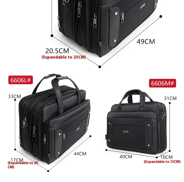 Large Capacity Briefcase Bag Men Business Bags 14 15.6 inch 17 inch 19 Laptop Bag Shoulder Bags Canvas Handbags Messenger Bag