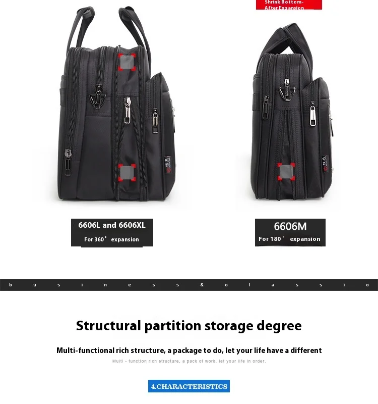Large Capacity Briefcase Bag Men Business Bags 14 15.6 inch 17 inch 19 Laptop Bag Shoulder Bags Canvas Handbags Messenger Bag