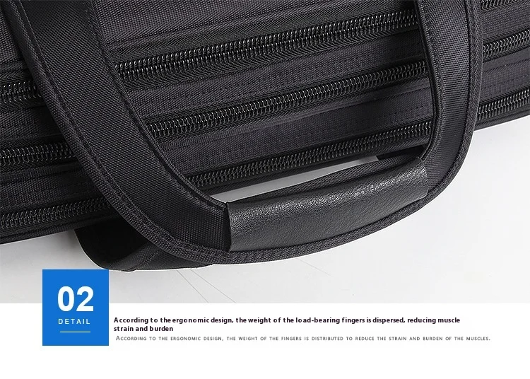 Large Capacity Briefcase Bag Men Business Bags 14 15.6 inch 17 inch 19 Laptop Bag Shoulder Bags Canvas Handbags Messenger Bag