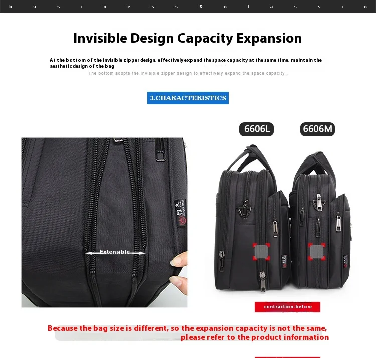 Large Capacity Briefcase Bag Men Business Bags 14 15.6 inch 17 inch 19 Laptop Bag Shoulder Bags Canvas Handbags Messenger Bag