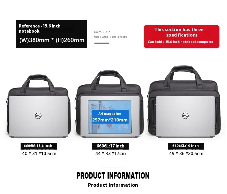 Large Capacity Briefcase Bag Men Business Bags 14 15.6 inch 17 inch 19 Laptop Bag Shoulder Bags Canvas Handbags Messenger Bag