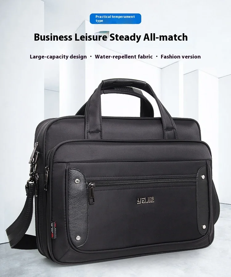 Large Capacity Briefcase Bag Men Business Bags 14 15.6 inch 17 inch 19 Laptop Bag Shoulder Bags Canvas Handbags Messenger Bag