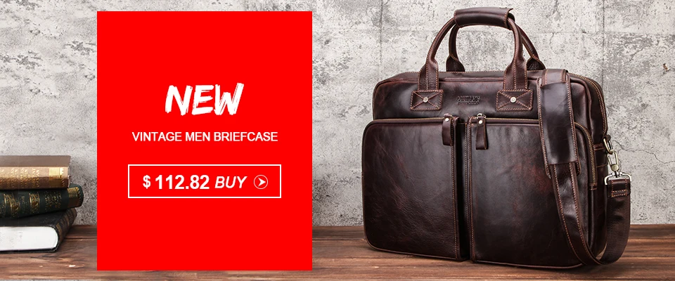 CONTACT'S crazy horse genuine leather men's bag vintage man shoulder bags for laptop messenger bags male bolsa crossbody handbag