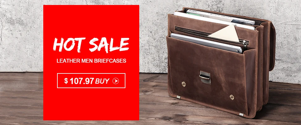 CONTACT'S crazy horse genuine leather men's bag vintage man shoulder bags for laptop messenger bags male bolsa crossbody handbag