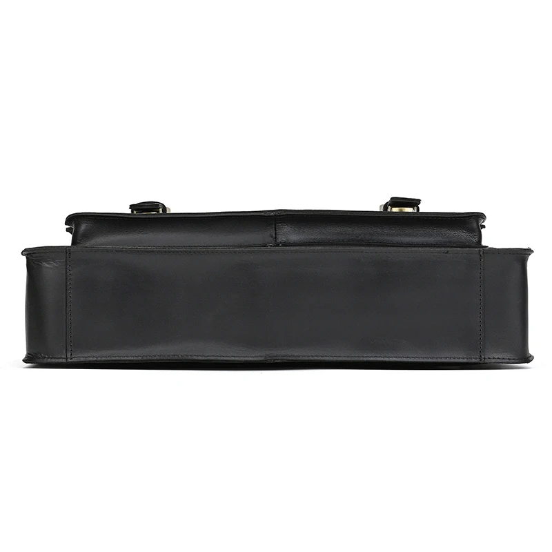 Newsbirds Large Capacity Men's Leather Bag Real Cowskin Men Briefcase Bag Laptop Business Bag For 15.6 Inch PC Computer Bag Male
