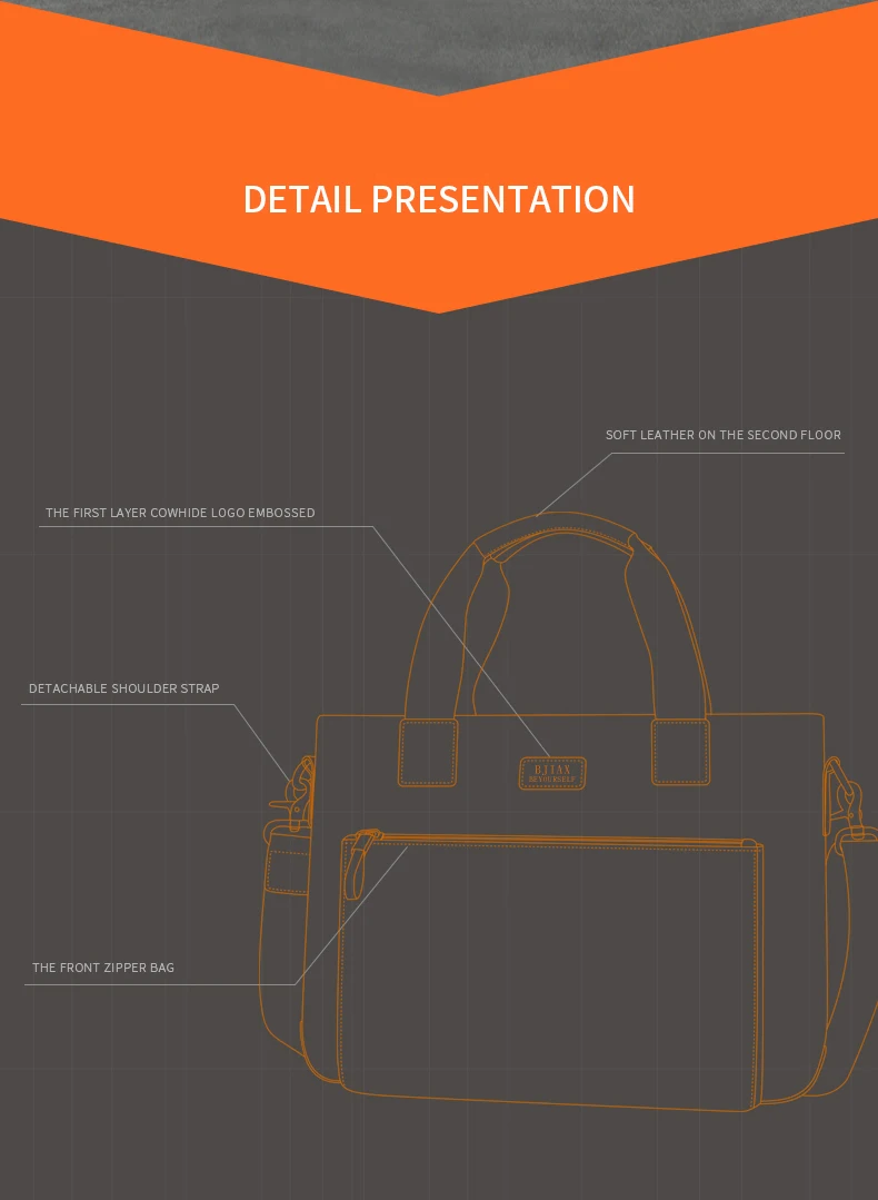 BJIAX New Men Bag Horizontal Business Casual Handbag Nylon Oxford Cloth Canvas Bag Crossbody Bag Briefcase