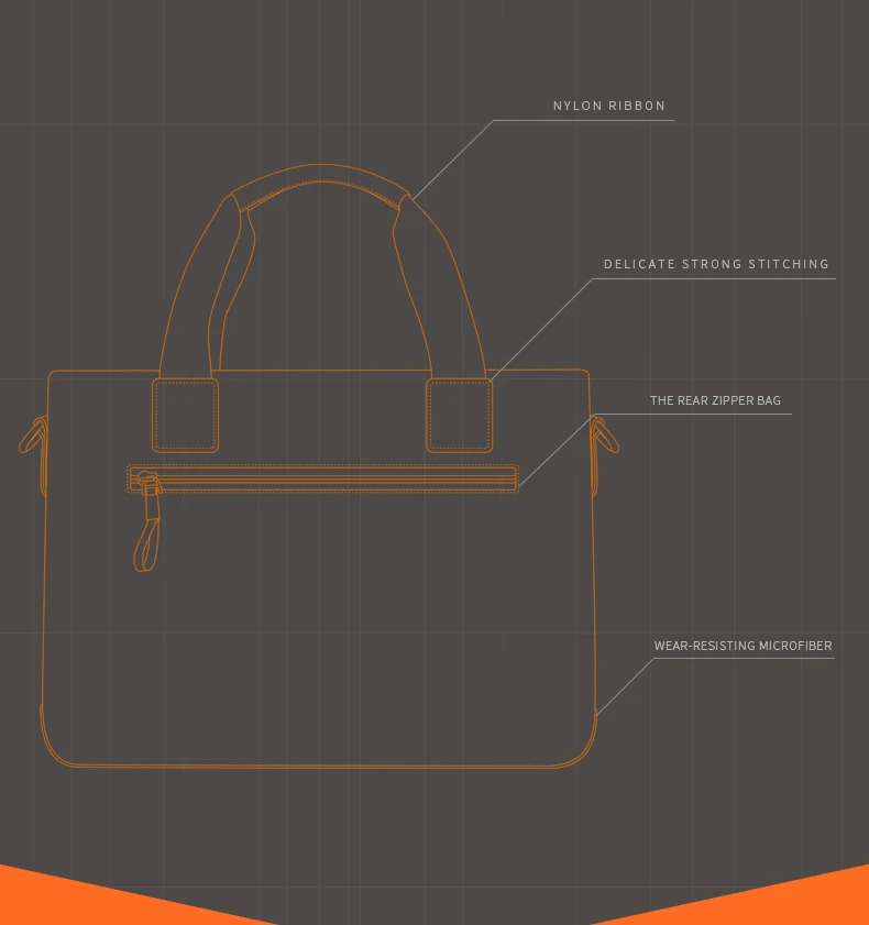 BJIAX New Men Bag Horizontal Business Casual Handbag Nylon Oxford Cloth Canvas Bag Crossbody Bag Briefcase