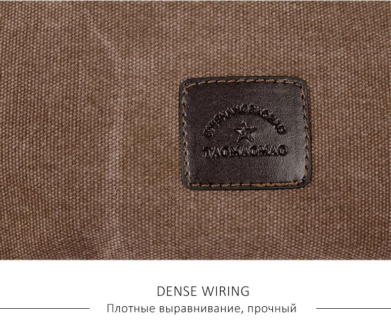 Canvas Bag Men Vintage Cross Body Shoulder Bag Multifunction Casual Travel Messenger Wallet Bolso Outdoor Travel Bag Briefcases