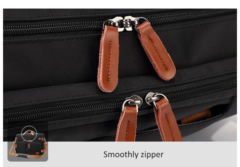 17 Inch Convertible Briefcase Men Business Handbag Messenger Bag Casual Laptop Multifunctional Travel Bags For Male Big XA161ZC
