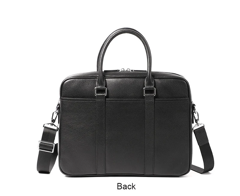 Famous Brand Man Briefcase Genuine Leather Men Bag Fashion Male Shoulder Laptop Bag Handbag Business Cow Leather Men's Briefcase