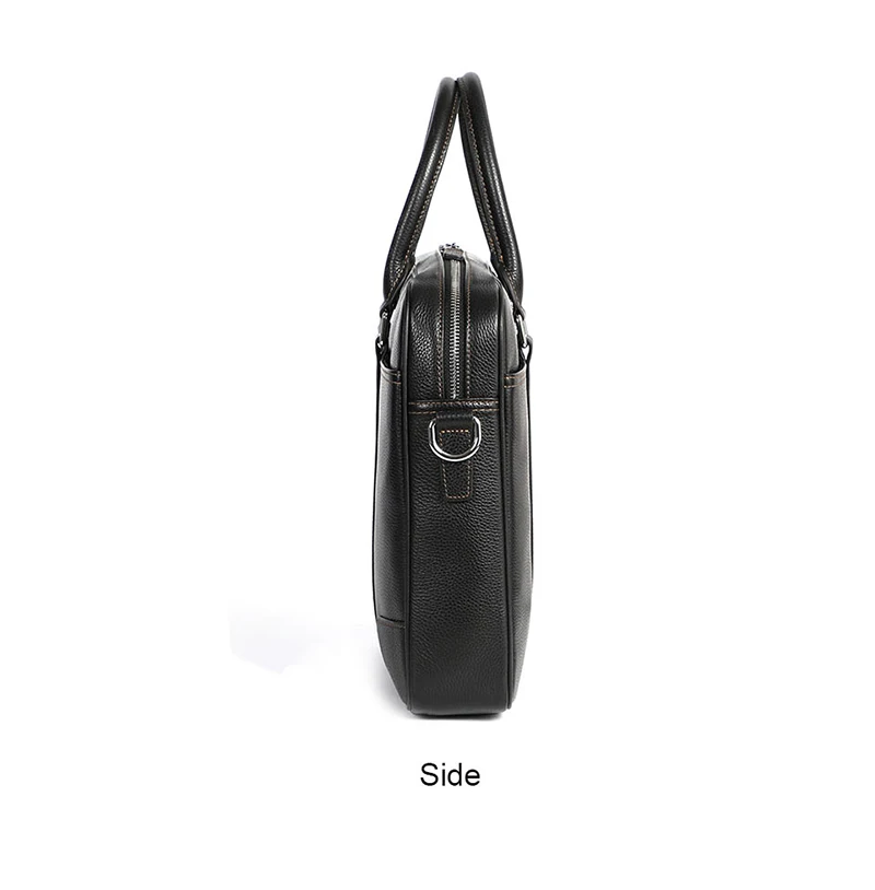 Famous Brand Man Briefcase Genuine Leather Men Bag Fashion Male Shoulder Laptop Bag Handbag Business Cow Leather Men's Briefcase