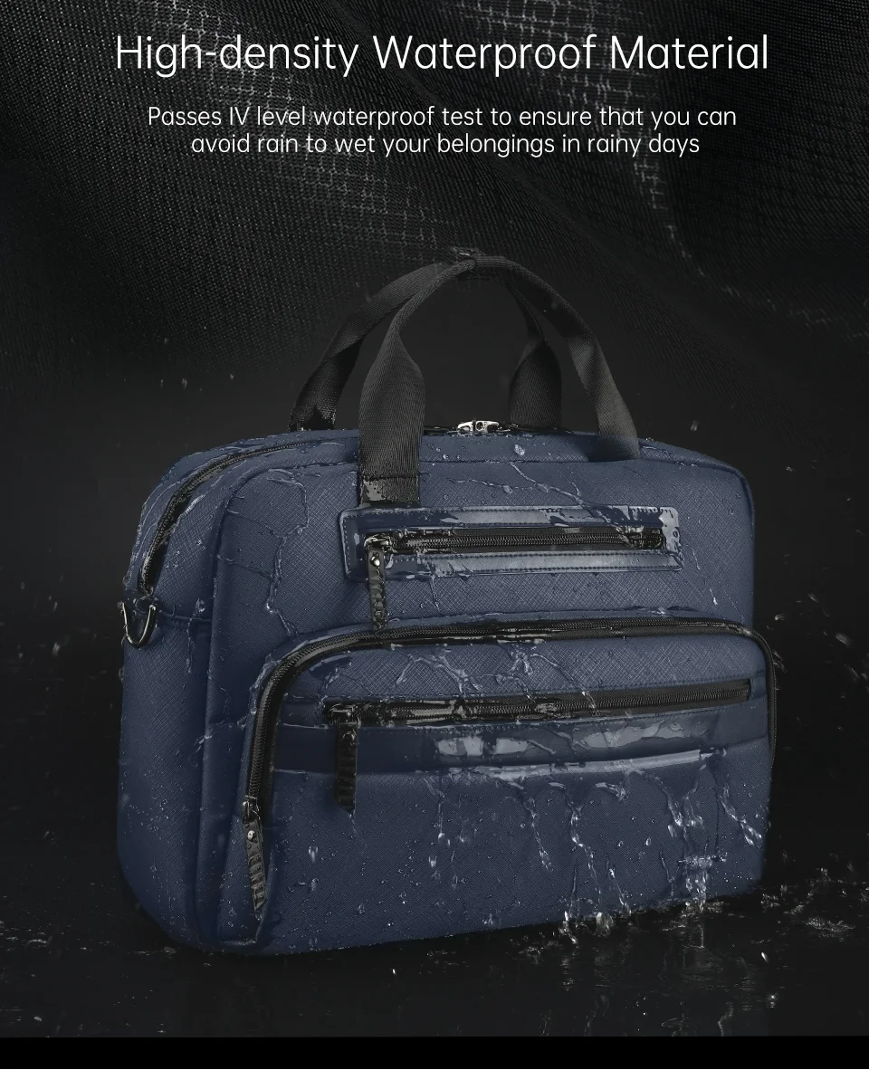 Tigernu Briefcase Bags Men Laptop Bag Handbag 12-14inch Casual Vintage Briefcase Laptop Handbag Bags For Business Connect Series
