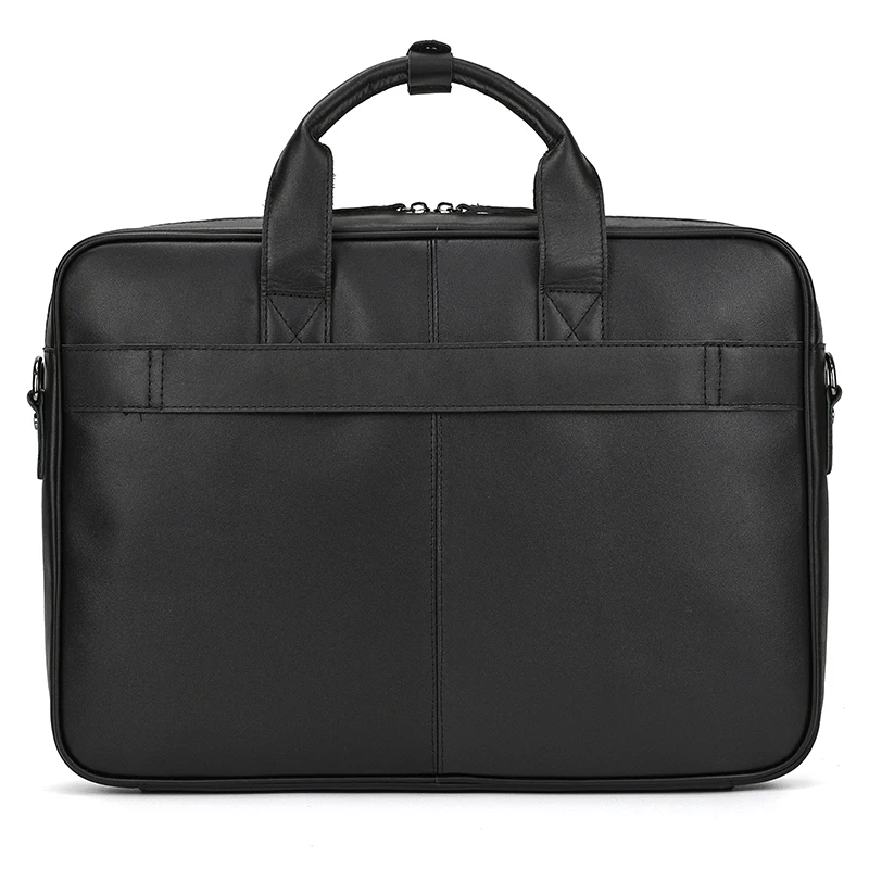 Retro Laptop Briefcase Bag Genuine Leather Handbags Casual 15.6' Business Bag Daily Working Tote Bags Men Male Bag for Documents