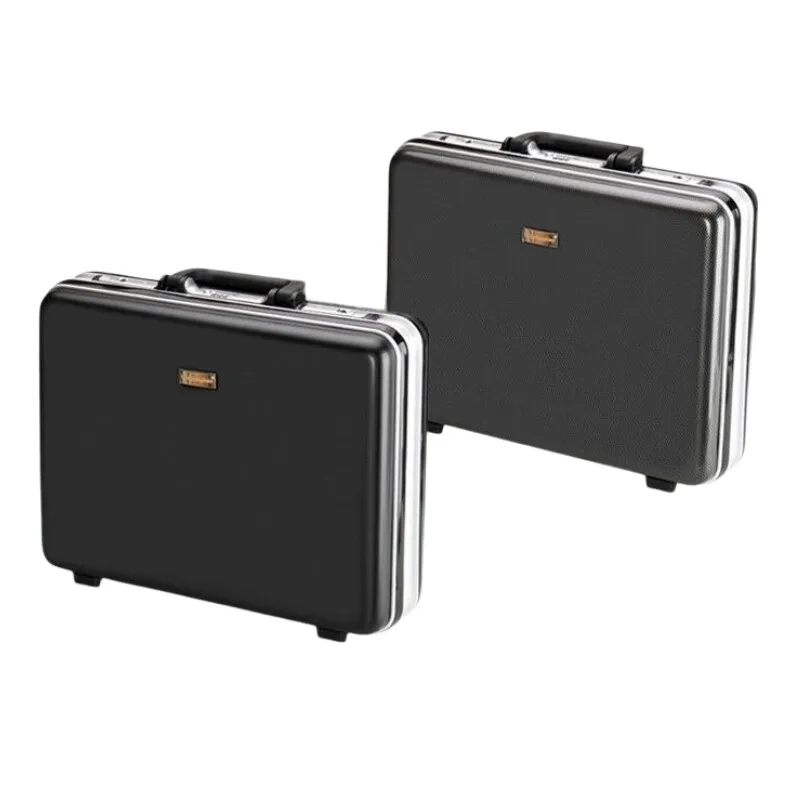 18-inch Aluminum Frame Anti-Theft Business Briefcase - TSA Lock Secure Laptop Case for Travel, Durable Carry-On Storage Handbag