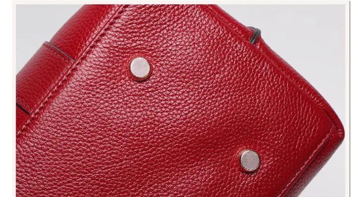 2025 New Genuine Leather Briefcase Women Handbags Large Capacity Ladies Fashion Cowhide Shoulder Messenger Bags Portable
