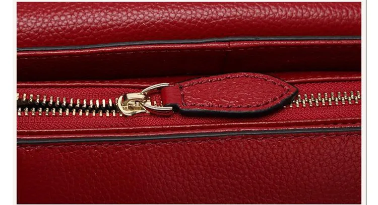 2025 New Genuine Leather Briefcase Women Handbags Large Capacity Ladies Fashion Cowhide Shoulder Messenger Bags Portable