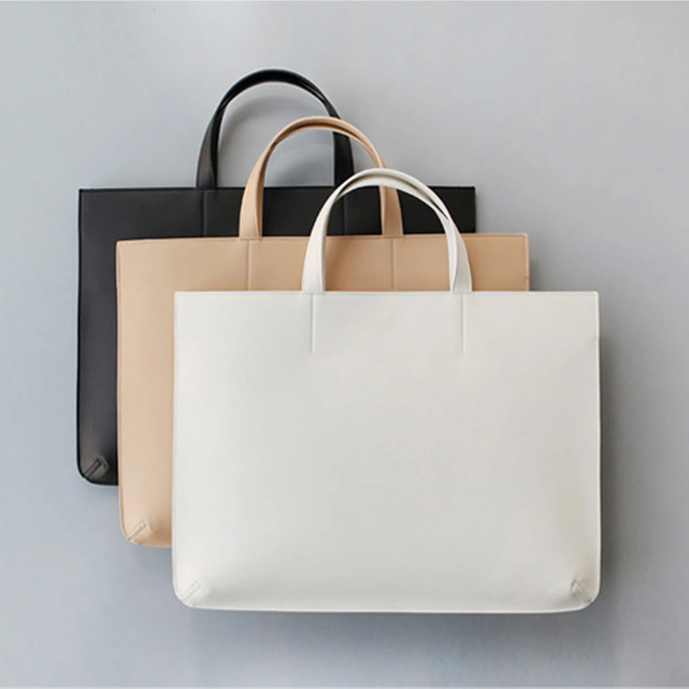 Luxury Design Fashion Laptop Bag For Woman Custom Name Business Office Daily Cross Body Briefcase Leather Large Capacity Handbag