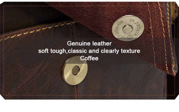 WESTAL Men's Bag Genuine Leather Men's Briefcases Laptop Bag Leather Totes for Document Office Bags for Men Messenger Bags 8002