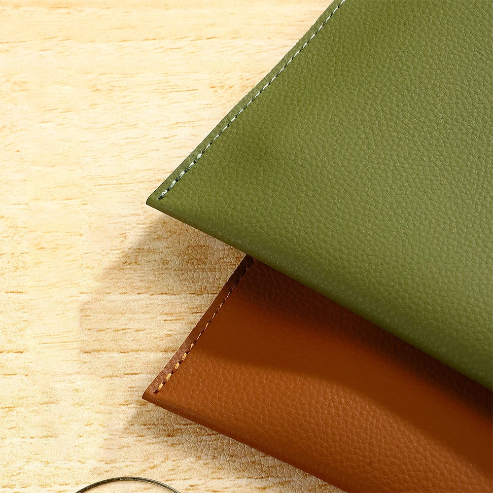 Customized Name Leather Buckle A4 File Bag, Business Document Bag, Examination Material Bag, Official Document Bag