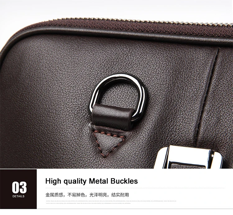 Luxury Genuine Leather Briefcase Men Leather Business Bag 15.6" Laptop Bag 14 Male Office Bag Document File Case Shoulder Bag